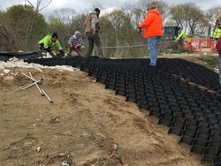 Geoweb Section GEOWEB® Geocells Repairs Storm-Damaged Recreational Trails Along Maine ...